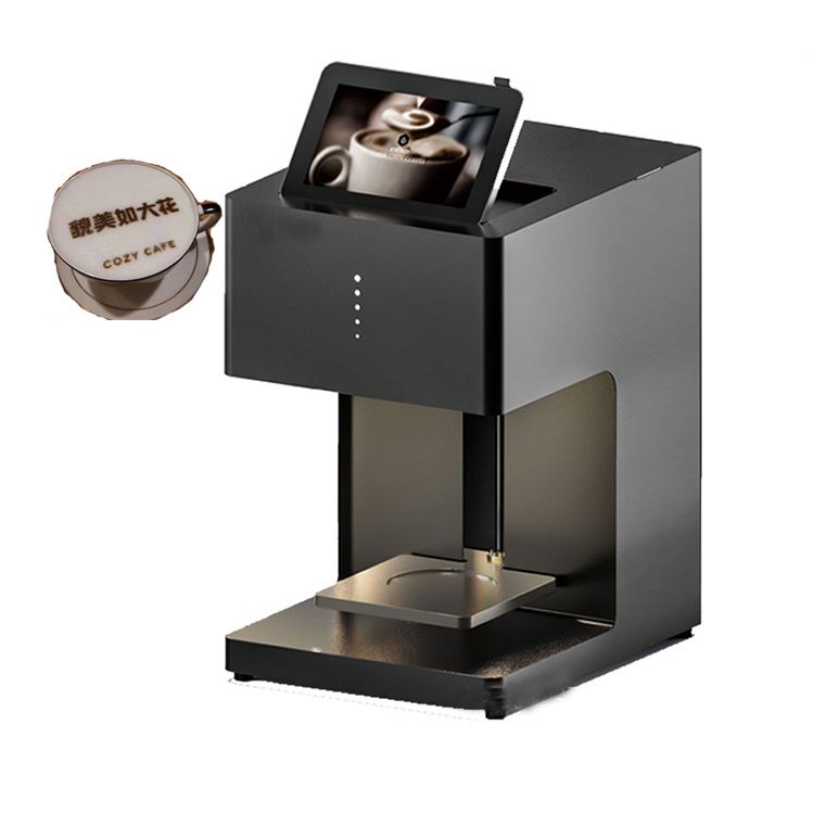 Coffee Tea With Milk - เครื่องพิมพ์อิงค์เจ็ทอัตโนมัติอัจฉริยะหลากสี เครื่องพิมพ์ 3D สำหรับงานพาดลายเชิงพาณิชย์ เครื่องพิมพ์ภาพบนแก้ว ศิลปะภาพถ่าย