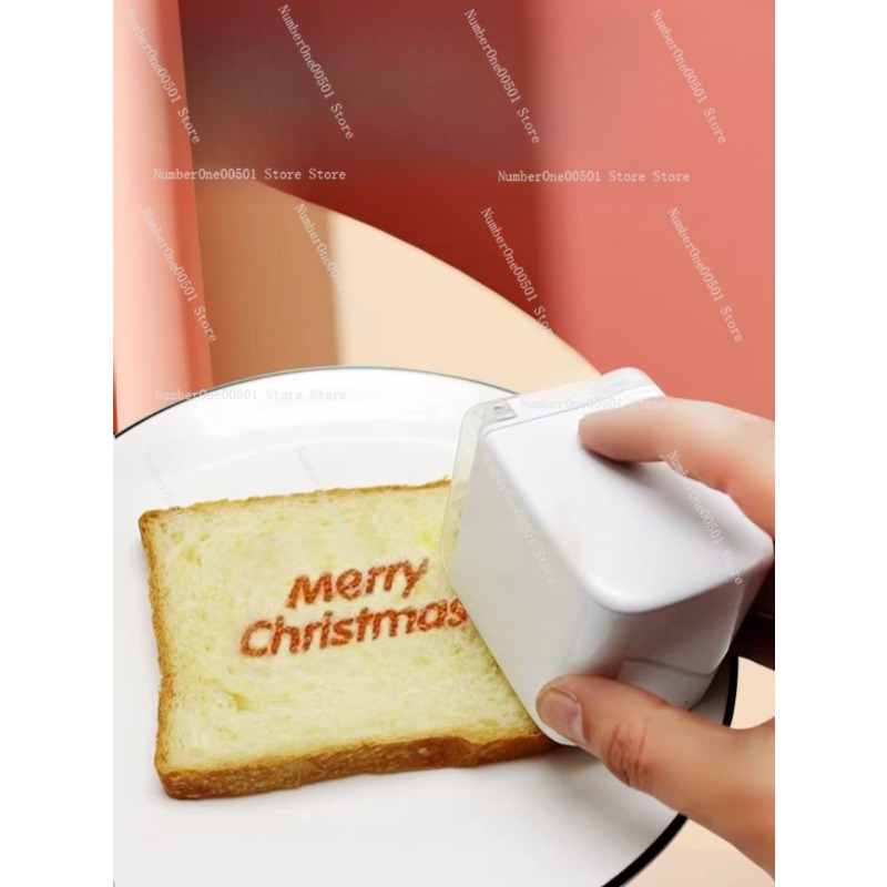 Coffee Tea Images - เครื่องพิมพ์อาหารแบบพกพา สำหรับพิมพ์ลายบนขนมปัง มาการอง คุกกี้ กาแฟ ชานม