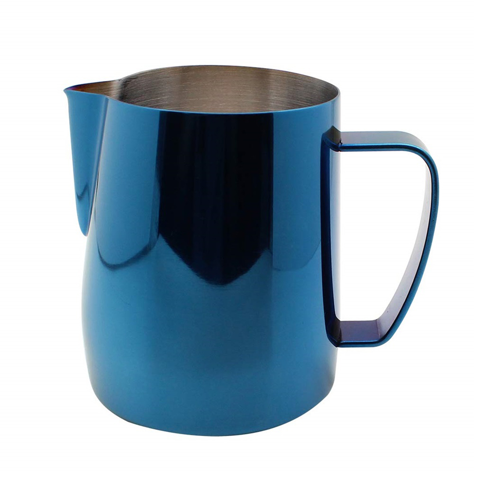 Barista Milk Jug - เหยือกสเตนเลสสตีลสำหรับทำฟองนม ลาเต้ เอสเพรสโซ่ ขนาด 12 ออนซ์