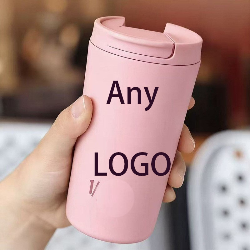 Coffee Tea Images - ขวดน้ำเก็บอุณหภูมิ 12 ออนซ์ พร้อมโลโก้ ของขวัญ แก้วเก็บความร้อนสุญญากาศสำหรับคาเฟ่