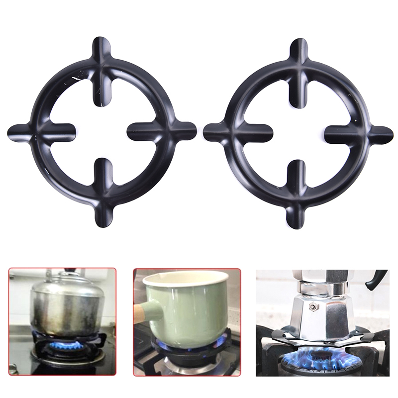 Moka Pot Stove - 1ชิ้นแผ่น kompor Gas หม้อต้มกาแฟ Moka ขาตั้งหม้อลดแหวนที่ยึด