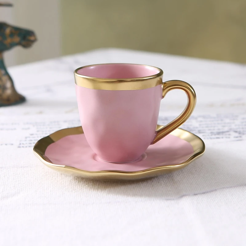 Coffee Tea And Sugar Set - ชุดถ้วยกาแฟและจานเซรามิกเคลือบสีอิตาลี, ถ้วยเล็กรับประทานอาหาร, ถ้วยน้ําชาเล็กช่วงบ่าย, ถ้วยพิธีชงชา