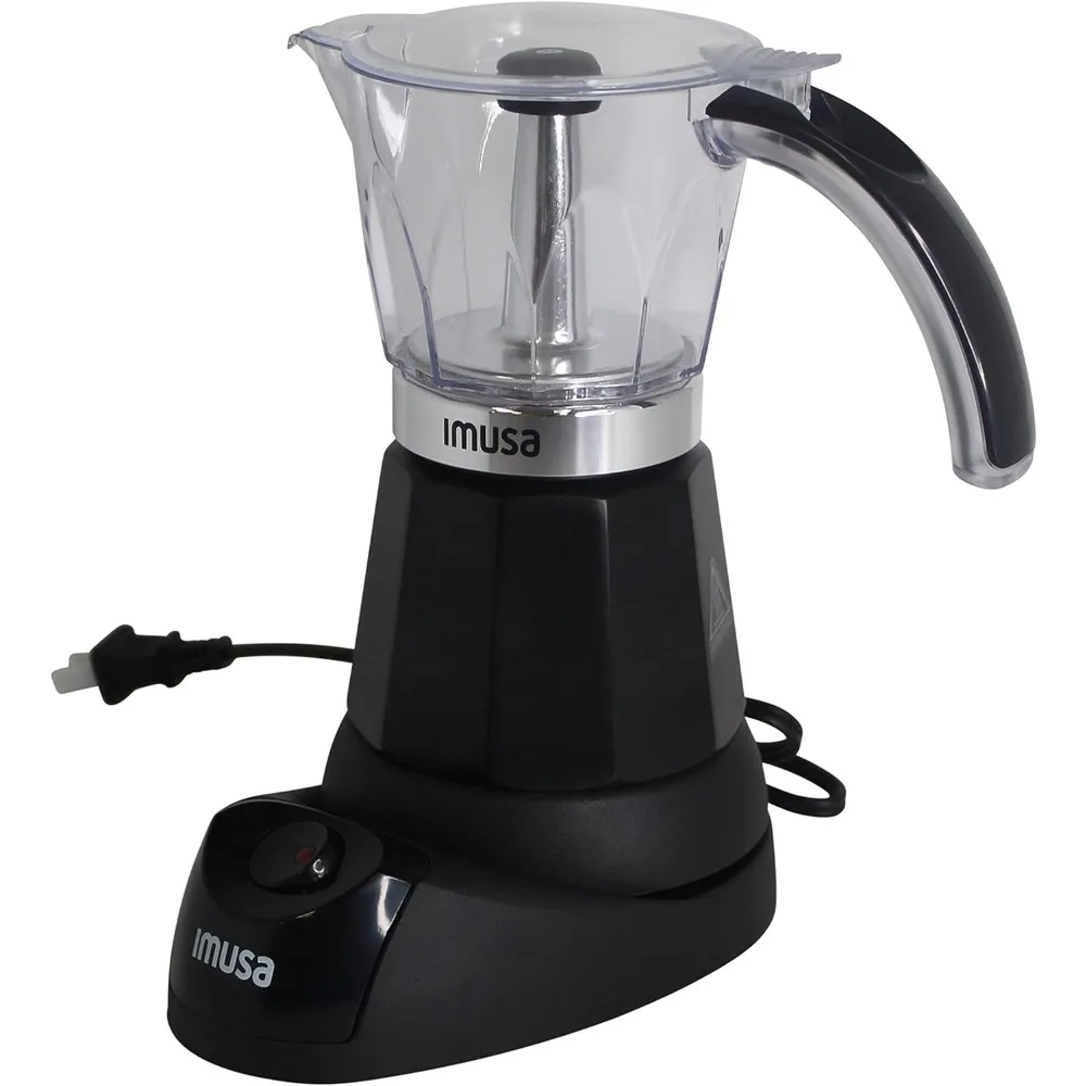 Moka Pot Stove - % เครื่องชงกาแฟเอสเปรสโซไฟฟ้า Imusa 3-6 ถ้วยพร้อมฐานที่ถอดออกได้