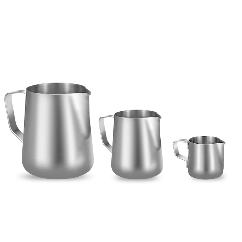 Professional สแตนเลสสตีลนม Fro - Barista Milk Jug บทวิจารณ์และราคา