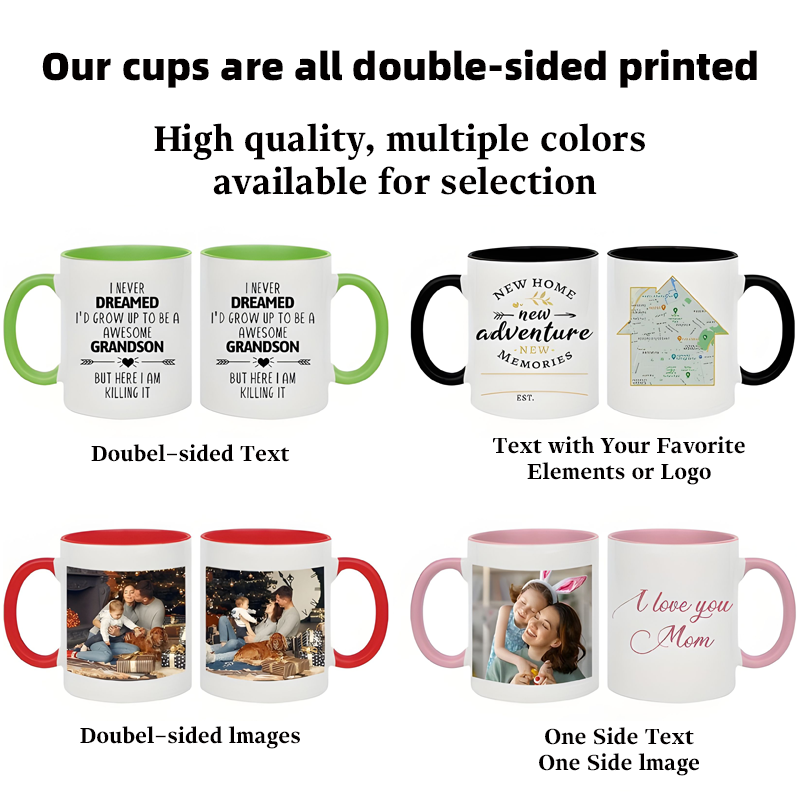 แก้วมัคพิมพ์ลายตามสั่ง 11 ออนซ - Coffee Tea Images บทวิจารณ์และราคา