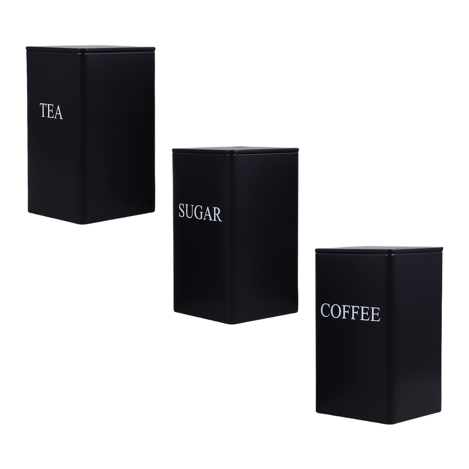 ชุดกระปุกเก็บของในครัว 3 ชิ้น  - Coffee Tea Sugar บทวิจารณ์และราคา