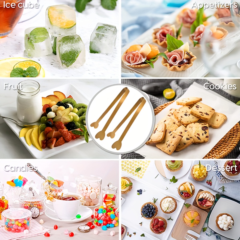 ที่คีบสแตนเลสทรงหัวใจขนาดเล็ก  - Coffee Tea Sugar บทวิจารณ์และราคา
