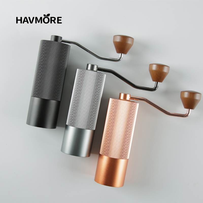 เครื่องบดกาแฟแบบแมนนวล 304 สแต - Burr Hand Grinder บทวิจารณ์และราคา