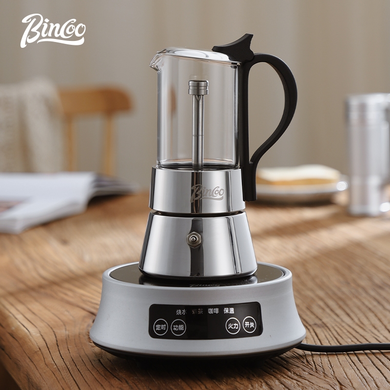 หม้อกาแฟโมก้าพอต BINCOO แบบสอง - Moka Pot Stove บทวิจารณ์และราคา