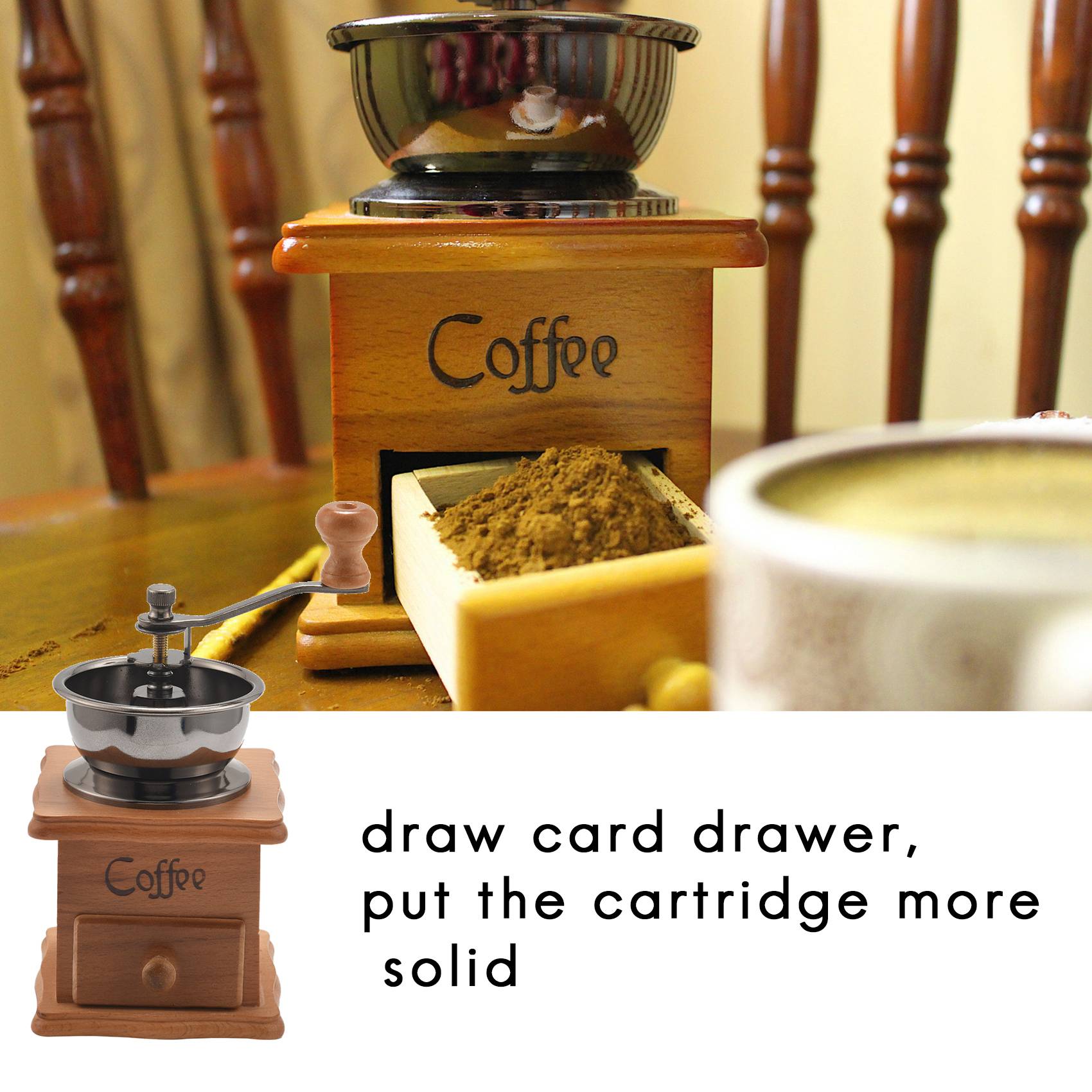 [โปรโมชั่น] เครื่องบดกาแฟแบบมื - Burr Hand Grinder บทวิจารณ์และราคา