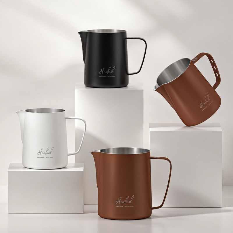 เหยือกตีฟองนมสแตนเลส 304 พร้อม - Barista Milk Jug บทวิจารณ์และราคา