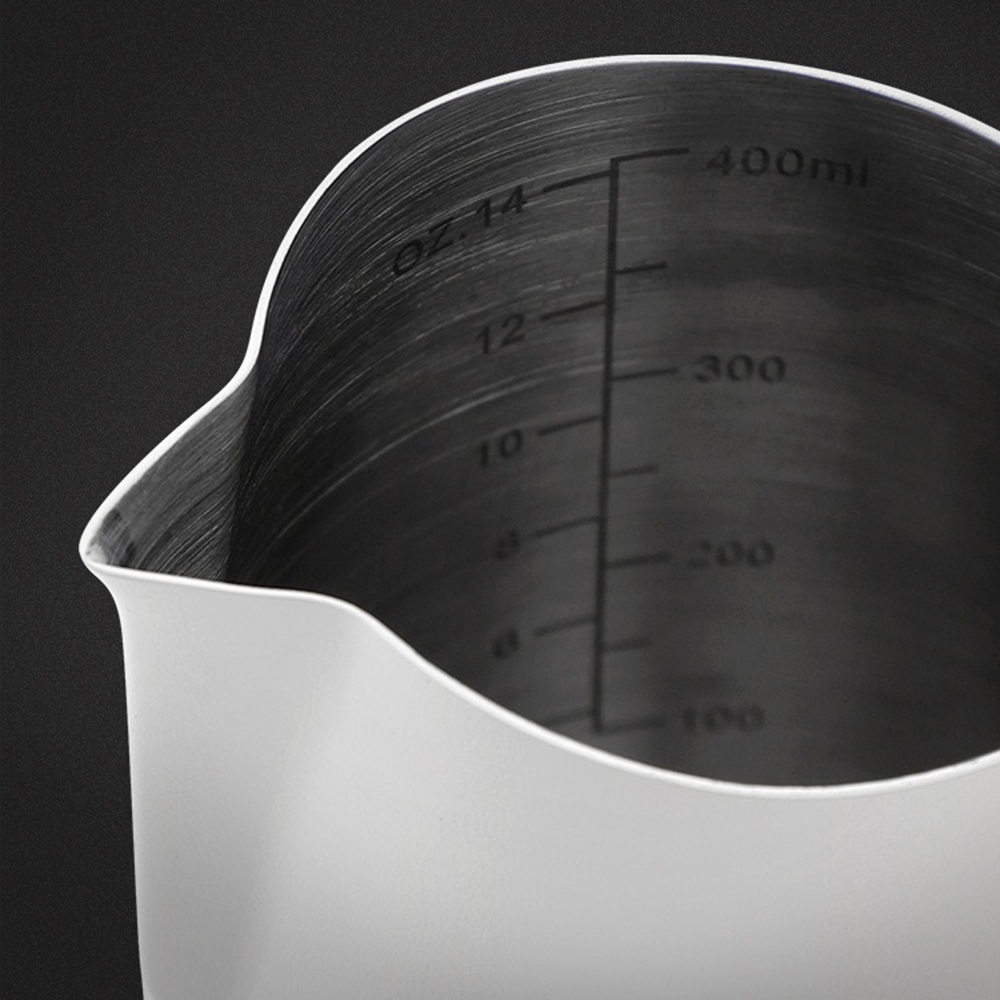 ถ้วยทำฟองนมสแตนเลสขนาด 420 มล. - Barista Milk Jug บทวิจารณ์และราคา