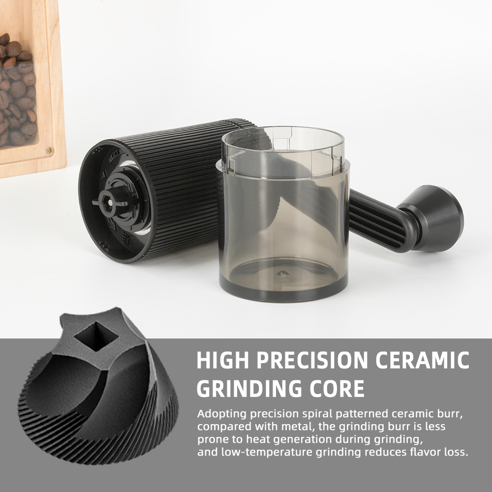 เครื่องบดเมล็ดกาแฟขนาดเล็กแบบแ - Burr Hand Grinder บทวิจารณ์และราคา