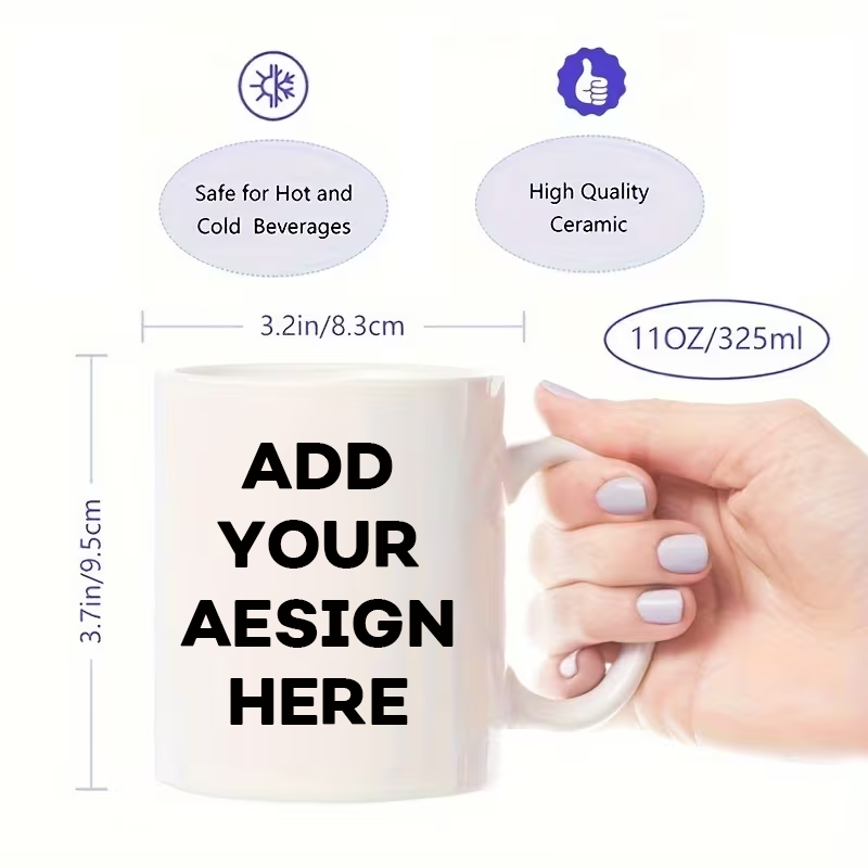 แก้วมัคส่วนตัวขนาด 11 ออนซ์ 1  - Coffee Tea Images บทวิจารณ์และราคา