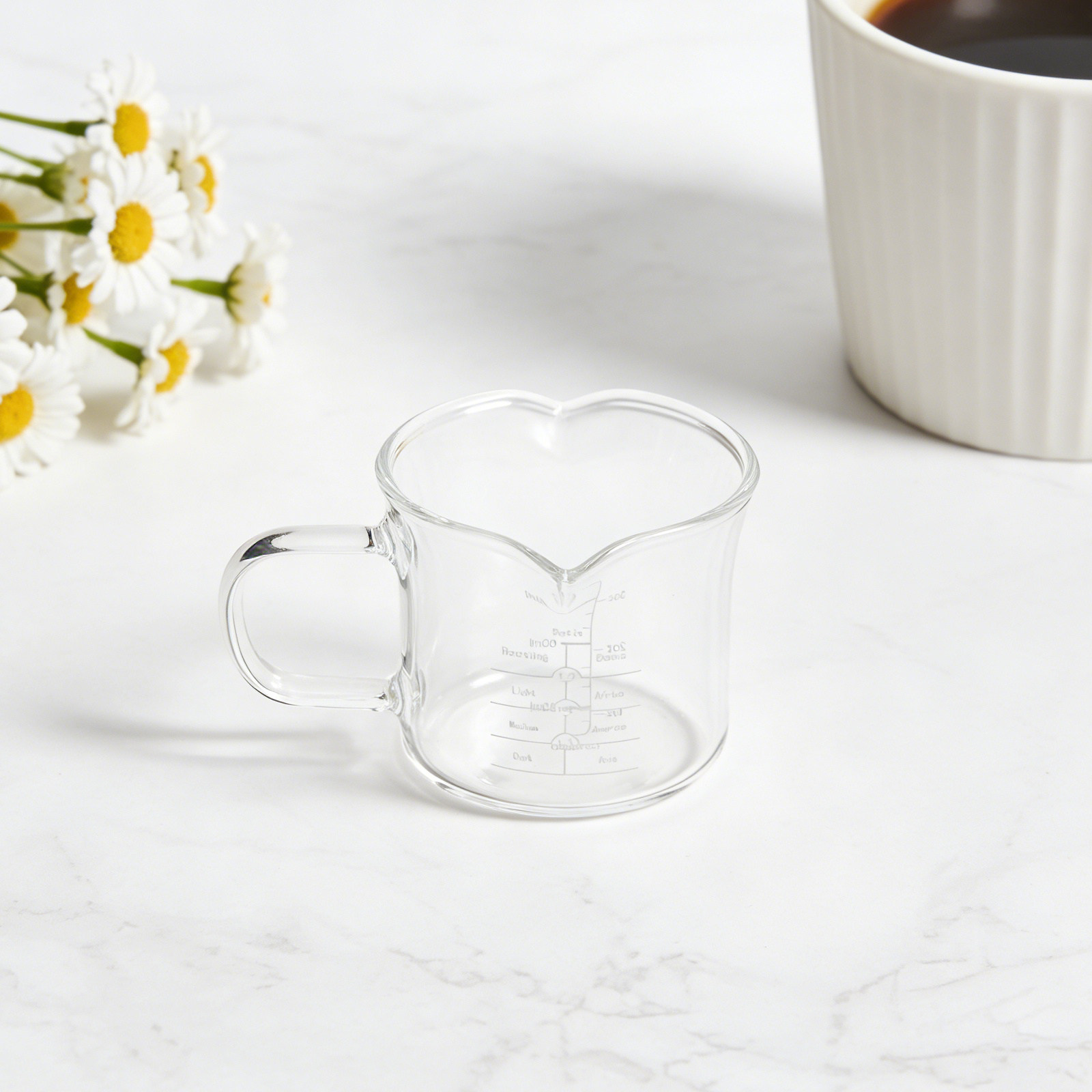 ถ้วยตวงแก้วสองปาก 100 มล. เหยื - Coffee Tea With Milk บทวิจารณ์และราคา