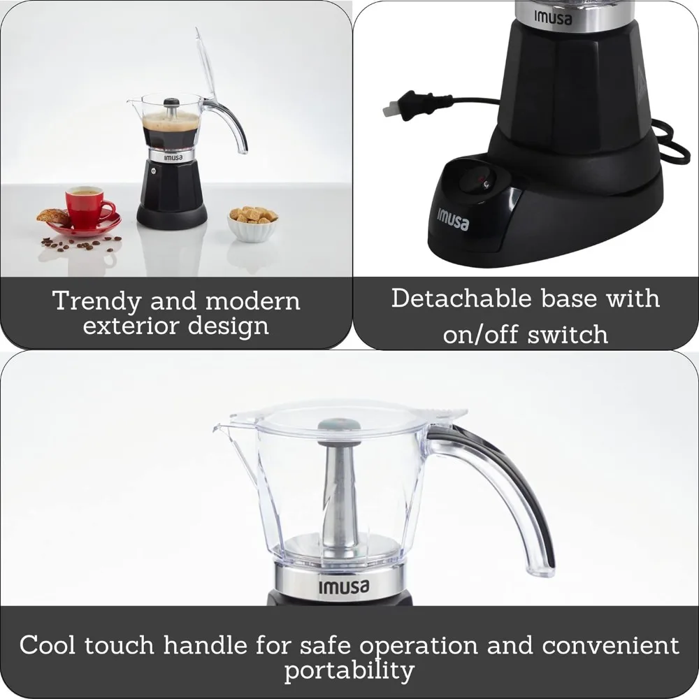 % เครื่องชงกาแฟเอสเปรสโซไฟฟ้า  - Moka Pot Stove บทวิจารณ์และราคา