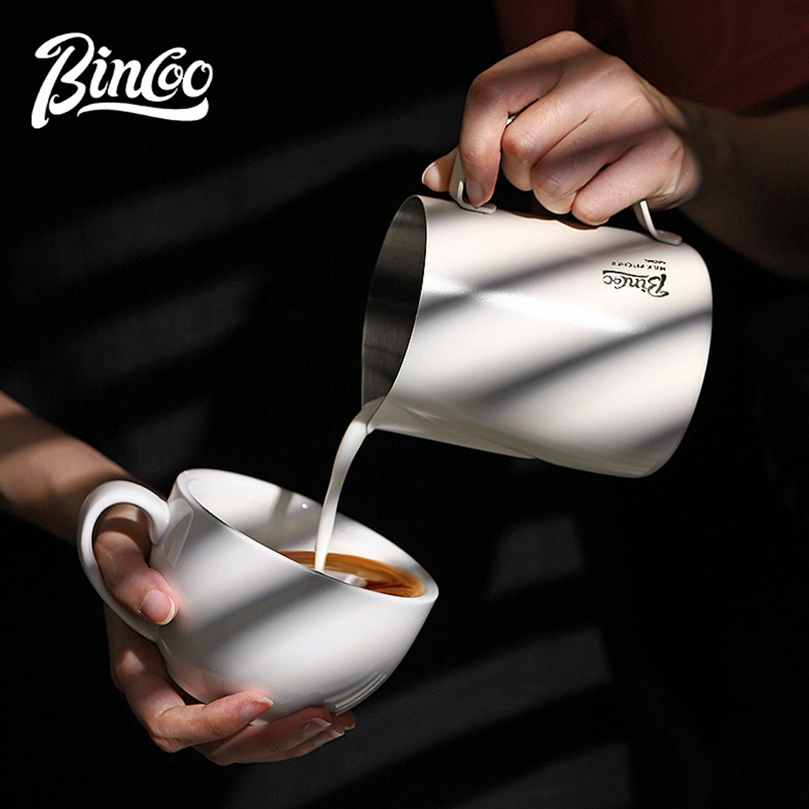 BINCOO 350/600ML กาแฟนม Frothi - Barista Milk Jug บทวิจารณ์และราคา